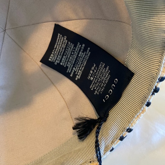 Gucci Raffia GG Monogram Raffia Hat - Picture 6 of 11